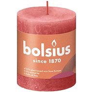 BOLSIUS rustikální svíčka květinově růžová 80 × 68 mm - Svíčka