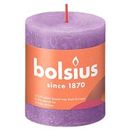 BOLSIUS rustikální svíčka intenzivní fialová 80 × 68 mm - Svíčka