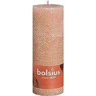 BOLSIUS rusztikus oszlop, ködös rózsaszín 190 × 68 mm - Gyertya