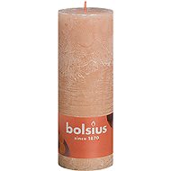 BOLSIUS rustikální sloupová mlhavě růžová 190 × 68 mm - Svíčka