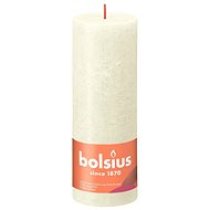 BOLSIUS rustikální sloupová jemná perlová 190 × 68 mm - Svíčka