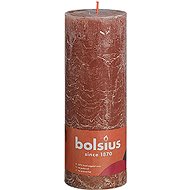 BOLSIUS rustikální sloupová semišově hnědá 190 × 68 mm - Candle