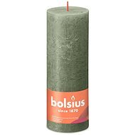 BOLSIUS rustikálna stĺpová zelená oliva 190 × 68 mm - Sviečka