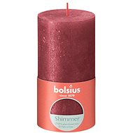 BOLSIUS rustikální sloupová červená 130 × 68 mm - Svíčka