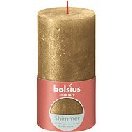 BOLSIUS rustikálna stĺpová zlatá 130 × 68 mm - Sviečka