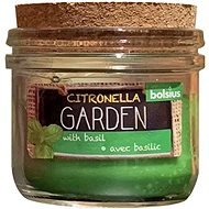 BOLSIUS Citronella záhradná s korkom Basillicum 80 × 83 mm - Sviečka