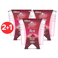 GLADE Peaceful Rose &amp; Wood 129g (2 + 1) - Candle