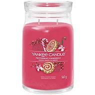 YANKEE CANDLE Signature glass 2 wicks Peppermint Pinwheels 567 g - Candle