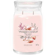 YANKEE CANDLE Signature üveg 2 kanóc Pink Sands 567 g - Gyertya