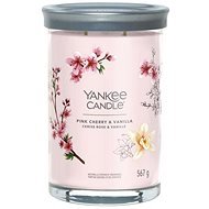 YANKEE CANDLE Signature 2 knoty Pink Cherry & Vanilla 567 g - Svíčka