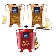 GLADE Vanilla & Apple 3× 129 g - Svíčka