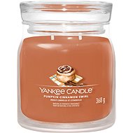 YANKEE CANDLE Signature 2 Wicks Pumpkin Cinnamon Swirl 368 g - Candle