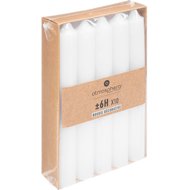 ATMOSPHERA candle White Hugo 16 cm 10 pcs - Candle Set