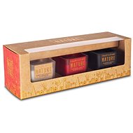 HEART & HOME Set of 3 mini candles Nature (orange, apple, oak) 3×45 g - Candle