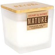 HEART & HOME Nature Red apple with star anise 210 g - Candle