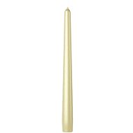 BOLSIUS Pillar Metallic White Silver 4 pcs, 309 g - Candle Set
