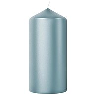 BOLSIUS Pillar Metallic Blue 12 cm, 245 g - Candle