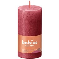 BOLSIUS Rustic Delicate Red 10 cm, 178 g - Candle