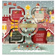 YANKEE CANDLE Christmas gift set 3×27 g, 1×122 g - Candle Set