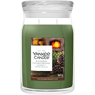 YANKEE CANDLE Signature Balsam & Cedar Fireside 567g - Candle