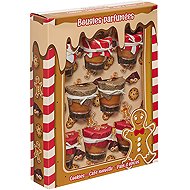 ATMOSPHERA Set of 8 Scented Candles 320g, Gourmandise - Candle Set