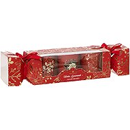ATMOSPHERA Set of 3 Scented Candles 45g in Red Printed Glass - Candle Set