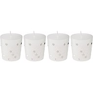 ATMOSPHERA Set of 4 Votive Candles 48g, White - Candle Set