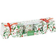 ATMOSPHERA Set of 3 Holly Print Scented Candles in a Glass, 45g - Candle Set