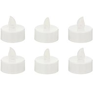 ATMOSPHERA Set of 6 White LED Tea Lights - LED Candle