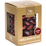 WOODWICK Cinnamon Chai Set 3× 31g - Candle Set