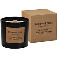 BISPOL Cédrusfa-vanília fa kanóccal 300 g - Gyertya