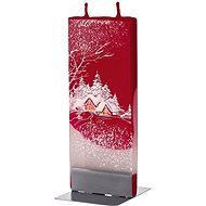 FLATYZ Winter Cottage on Red 80g - Candle