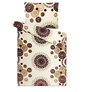 SVITAP sleep well Sheets microflannel Mandalas vanilla 140 × 200, 70 × 90 cm - Bed Linen