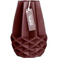 GUSTA Decorative candle 13,5 burgundy - Candle