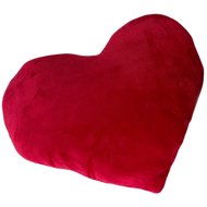 Svitap sleepwell Szív alakú mikroflanel párna, 38×45 cm - Párna