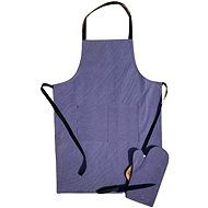 Svitap sleepwell Barbecue apron and potholder set denim - Apron