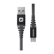 Swissten Kevlar USB / USB-C 1,5 m antracit - Dátový kábel