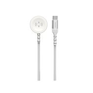 Swissten braided magnetic cable for Apple Watch metal, USB-C 1.2 m white - Watch Charger