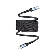 Swissten magnetic cable self-retracting USB-C / Lightning 1 m - Data Cable