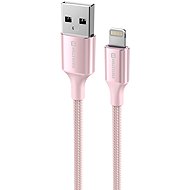 Swissten Data Cable Textile II USB / Lightning 1.5m pink - Data Cable