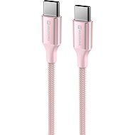 Swissten Data Cable Textile II USB-C / USB-C 1.5m pink - Data Cable