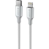 Swissten Datenkabel Textil II USB-C / Lightning 1,5 m weiß - Datenkabel
