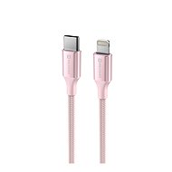 Swissten Data Cable Textile II USB-C / Lightning 1.5m pink - Data Cable