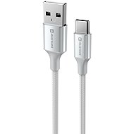 Swissten Data Cable Textile Ii USB / USB-C 1.5m white - Data Cable