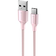 Swissten Data Cable Textile Ii USB / USB-C 1.5m pink - Data Cable