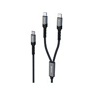 Swissten Charging Cable 2in1 100W USB-C/2x USB-C 1.5m Black - Data Cable