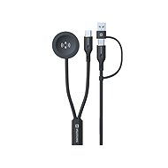 Swissten magnetic cable for Samsung Galaxy Watch and USB-C, USB-C(USB-A) 1.2 m black - Watch Charger