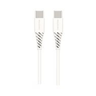 Swissten kábel USB-C/USB-C 100 W 5 A biely - Dátový kábel