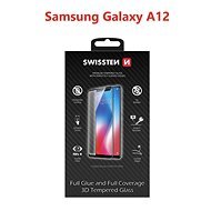 Swissten 3D Full Glue na Samsung Galaxy A12 čierne - Ochranné sklo
