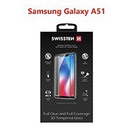 Swissten 3D Full Glue a Samsung Galaxy A51 készülékhez - fekete - Üvegfólia